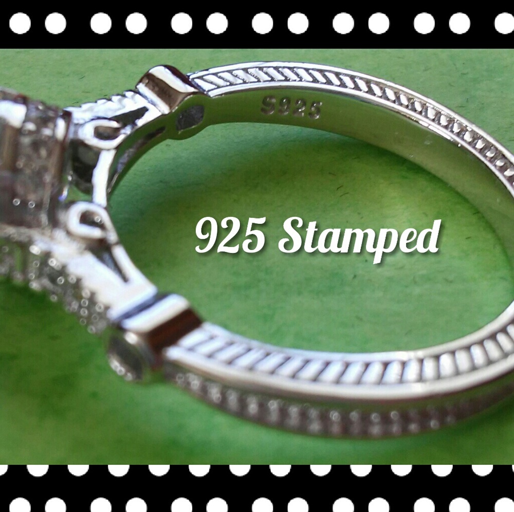 2 CT Round Unique Silver Ring